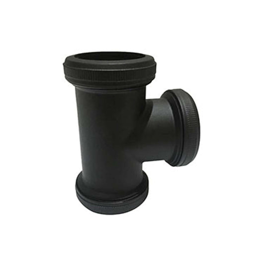 UniMatch Buisverbinder T-Stück 32 mm matt schwarz