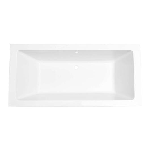 Wiesbaden Dahlie Santino Einbauwanne Duo 190x90x49 cm Weiß