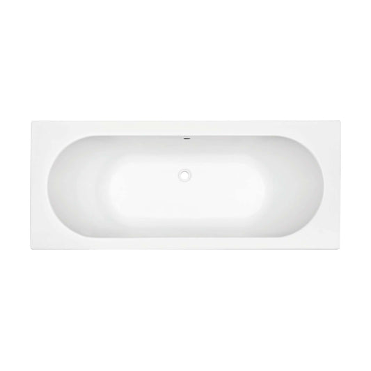 Wiesbaden Portus Rd Einbauwanne 170x70x43 cm Glänzend Weiß