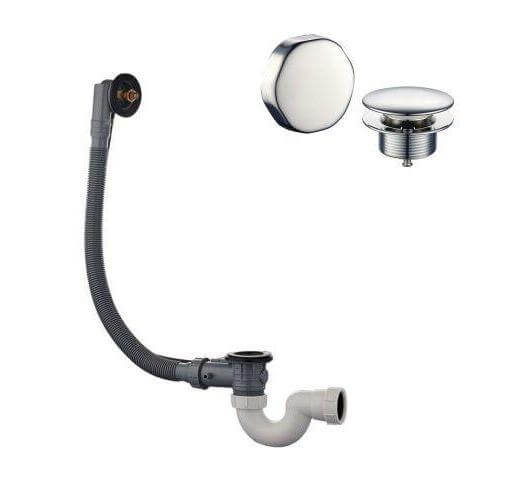 Chromen Badafvoer met Overloop Combinatie Wiesbaden