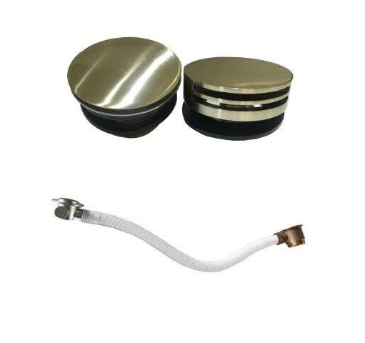 Ronde Badvulcombinatie Wiesbaden in gebürstetem Stahl