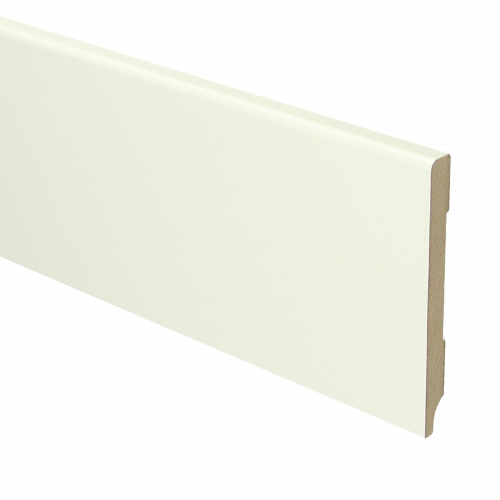 MDF Sockelleiste RAL9010 Weiß 90x9 cm - 2,4m pro Stück