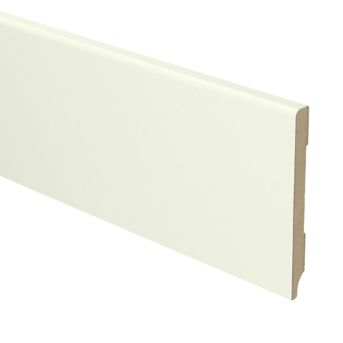 MDF Plint RAL9010 Wit 90x9 cm - 2.4m Per Stuk
