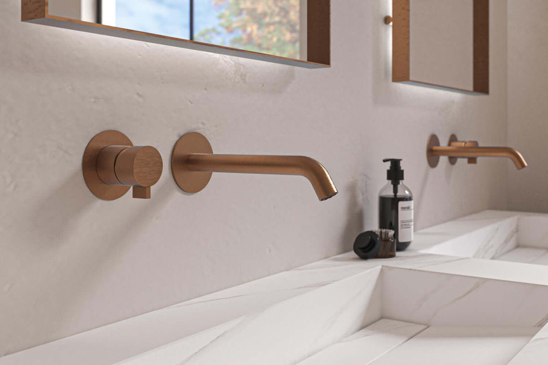 Copper taps: luxe & natuurlijke uitstraling in de badkamer