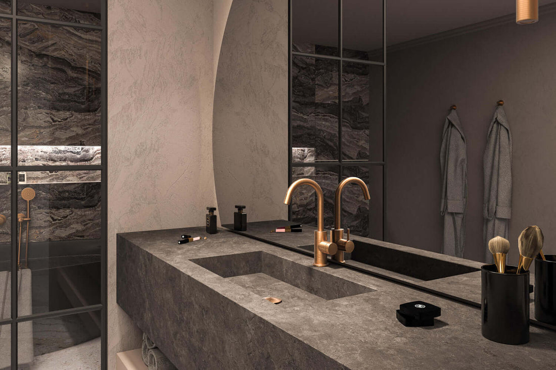 Kleine badkamer, groot effect: wandmontage en drijvende meubels