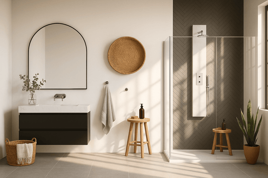 Kleine badkamer, groot effect: wandmontage en drijvende meubels