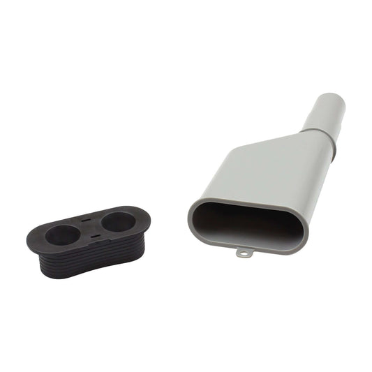 Duo Abfluss Waschmaschine und Trockner Wiesbaden Grau