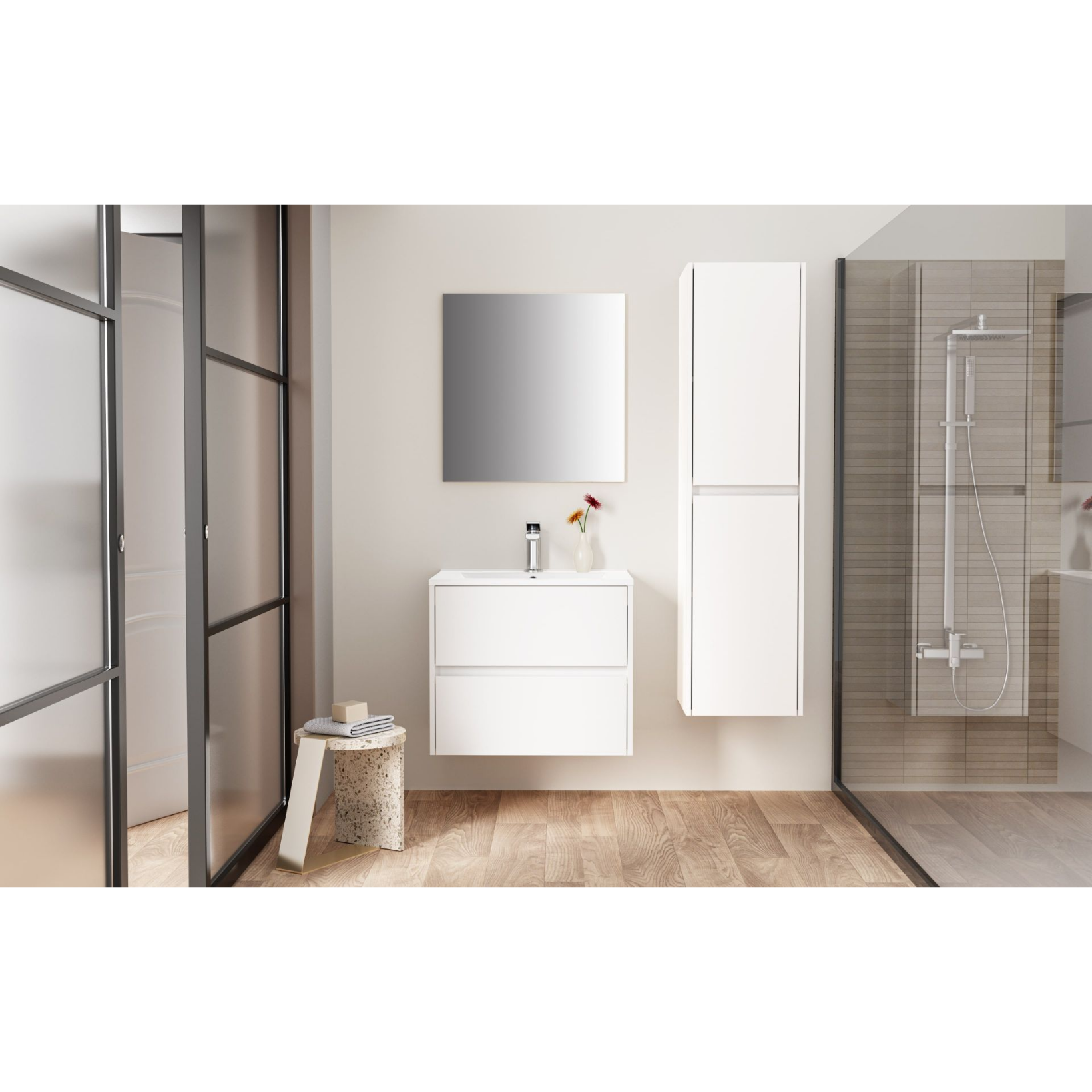 ALONI Hayat Wastafel – Kunstmarmer