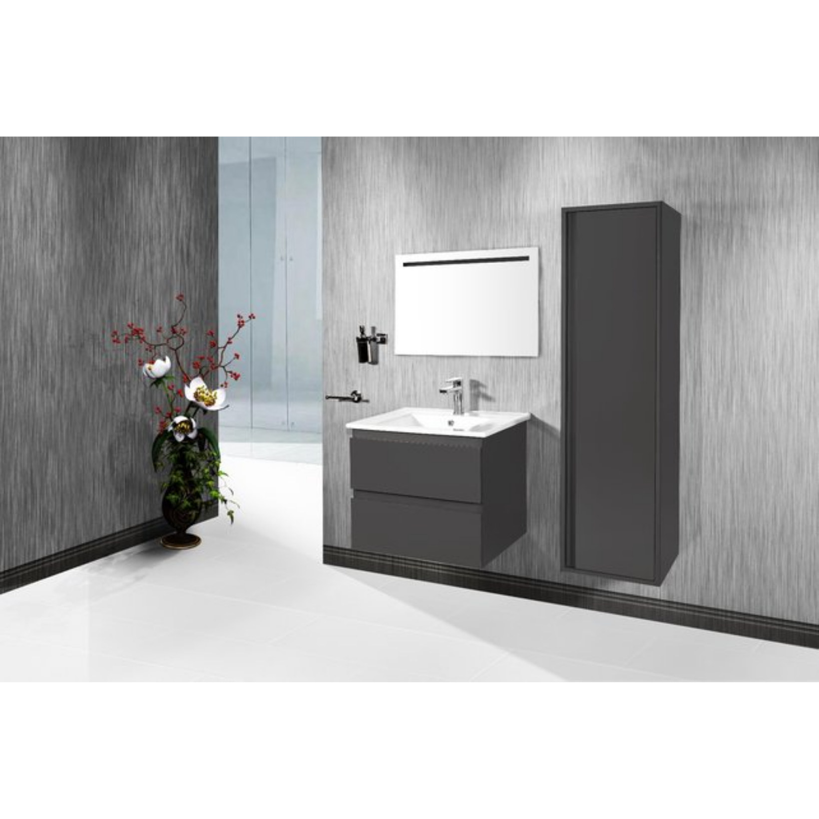 ALONI SALLY hoge badkamerkast – Softclose