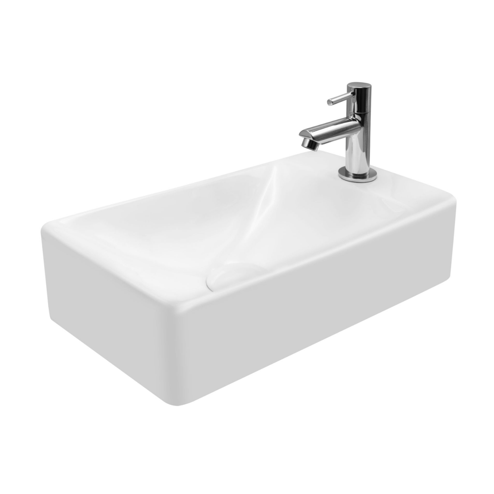 ALONI Wastafel met Kraangat Rechts