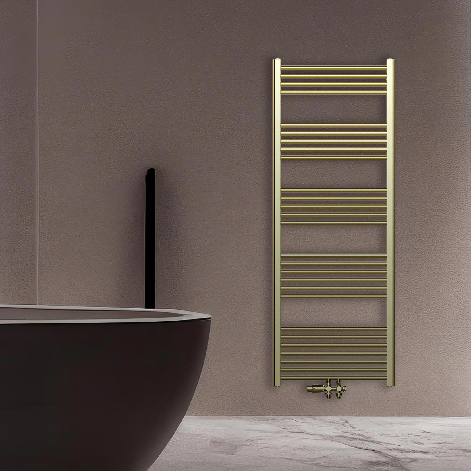 BELRAD Badkamer radiator – Middenaansluiting