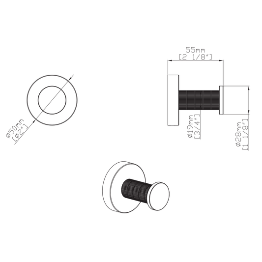 Aloni Stria haak – afwerking met ribbelstructuur