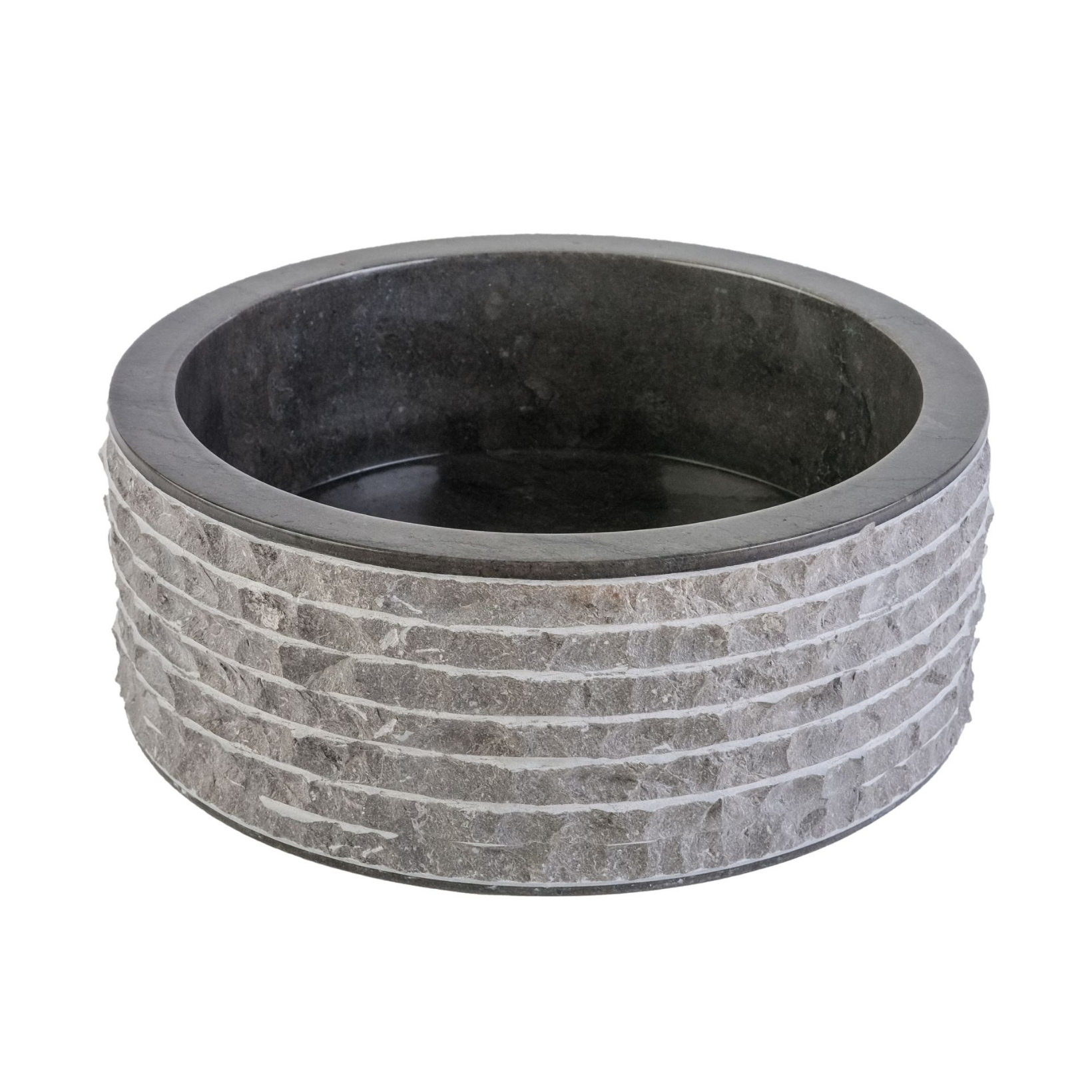 Marmeren Alur Waskom – Gepolijste Binnenzijde