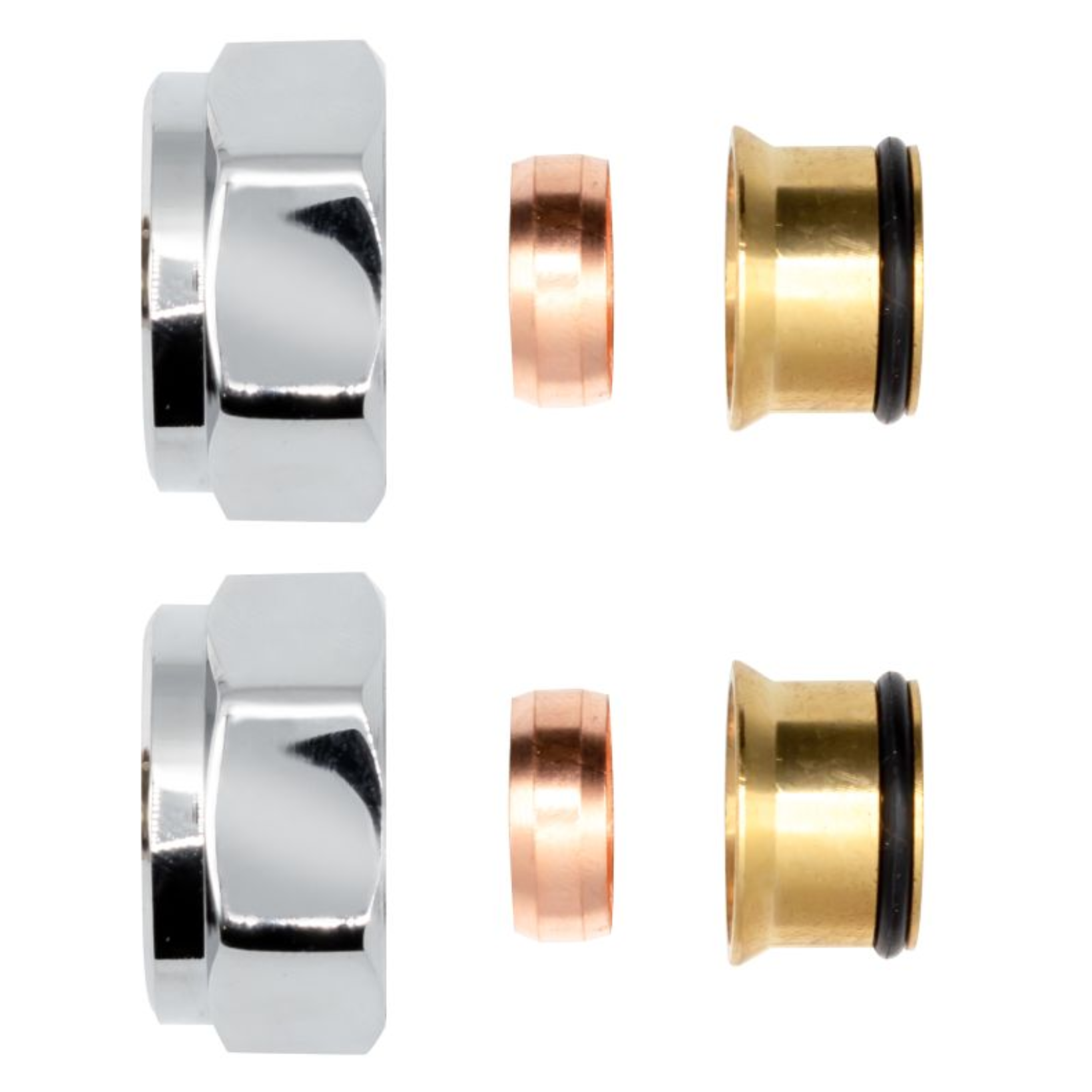 BELRAD klemkoppelingen chroom EKX15