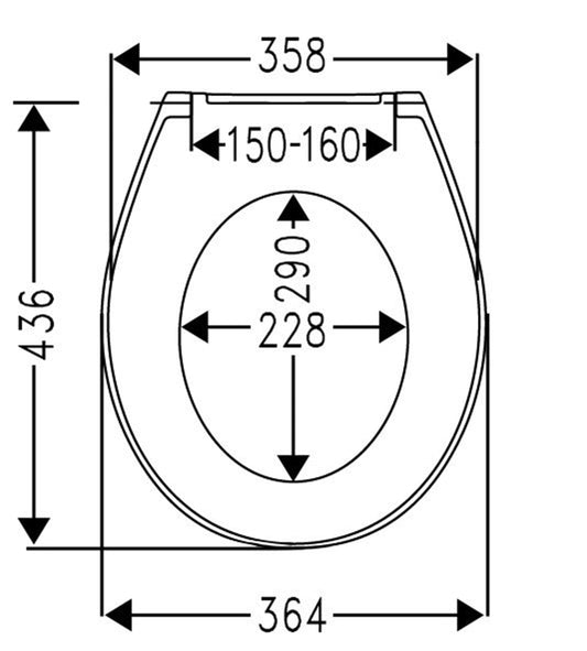Cedo Atacama siège WC blanc