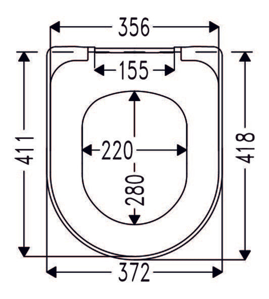 Cedo Tropea plage Toiletzitting/siège wc Pergamon