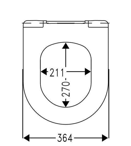 Cedo Vero plage Toiletzitting/siège WC Pergamon