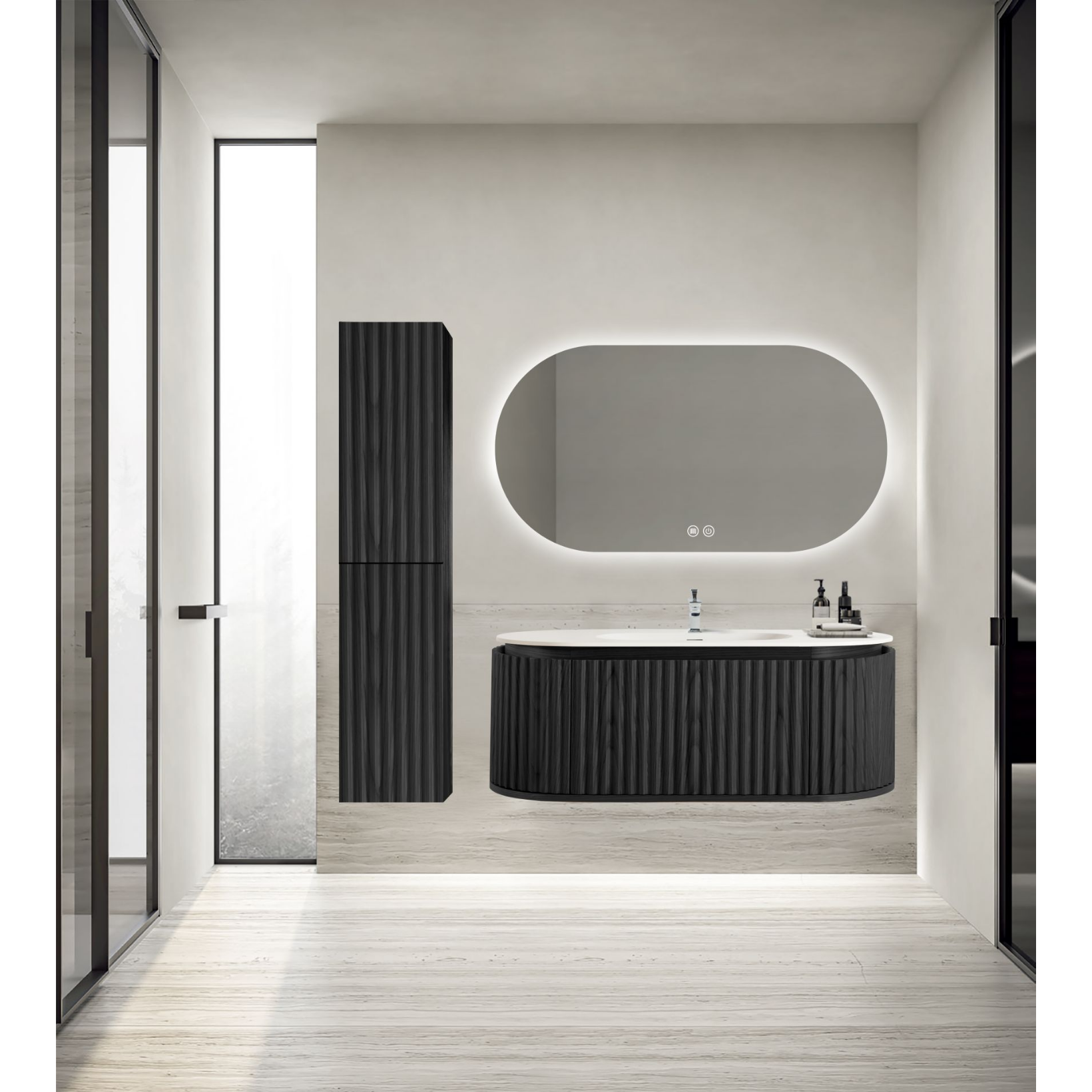 ALONI BEGONIA wastafelonderkast – Greeploos & softclose