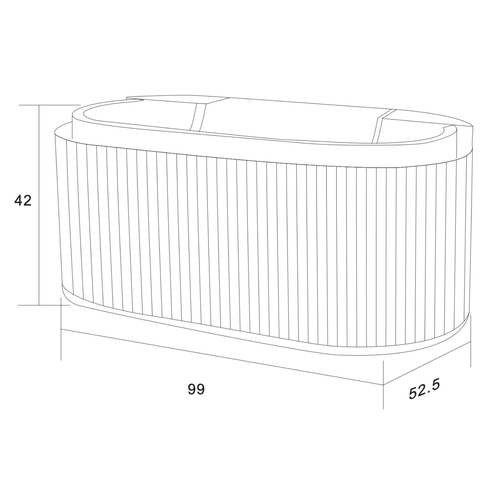 ALONI BEGONIA wastafelonderkast – Greeploos & softclose