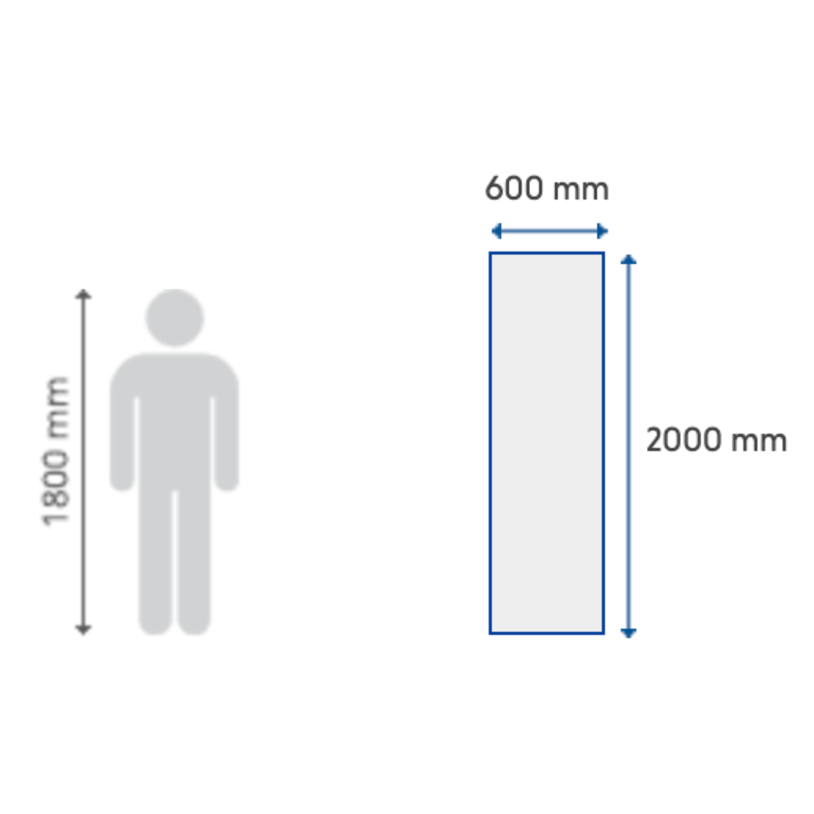 BELRAD Vlakke verticale radiator T20