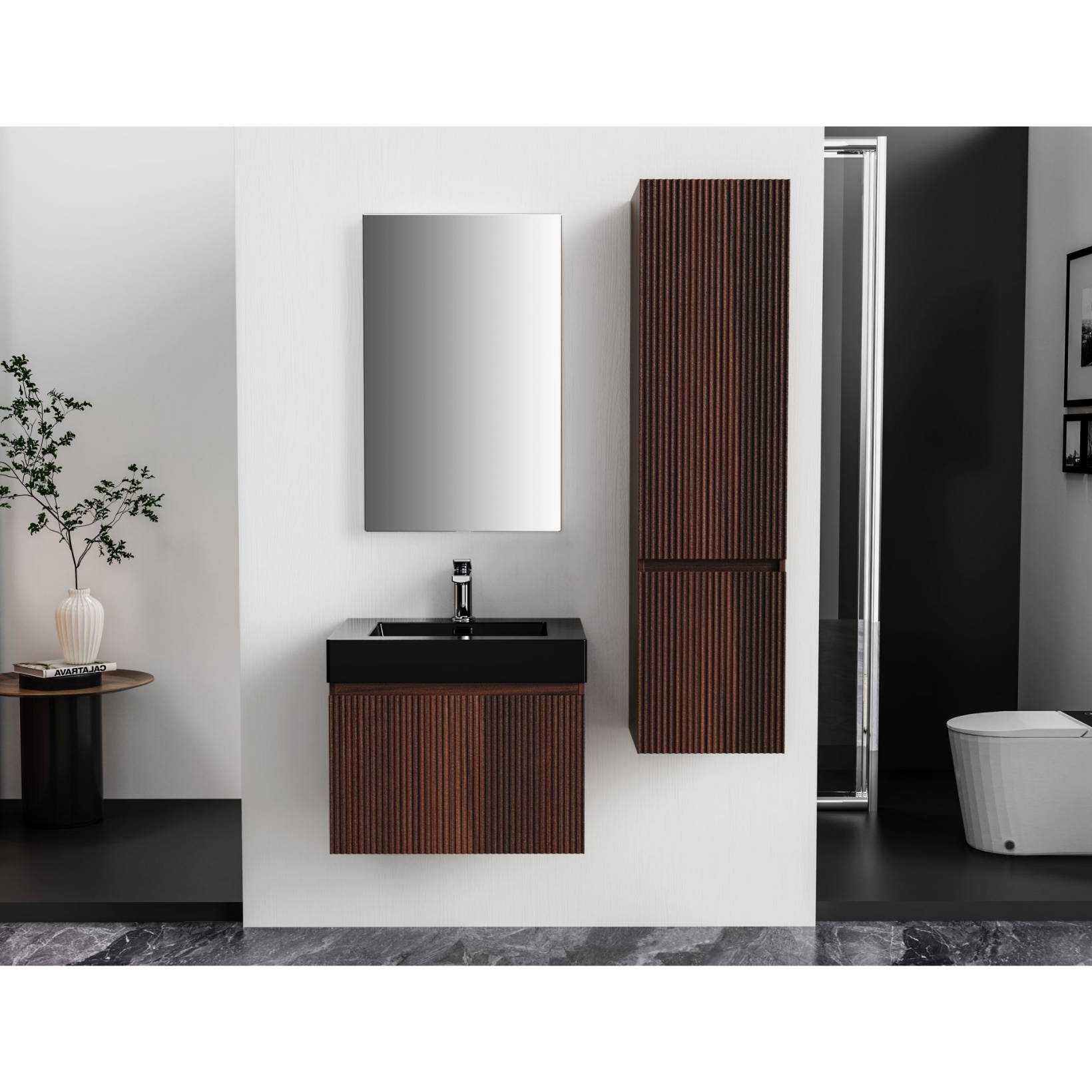 ALONI ELA wastafelonderkast – Greeploos & softclose