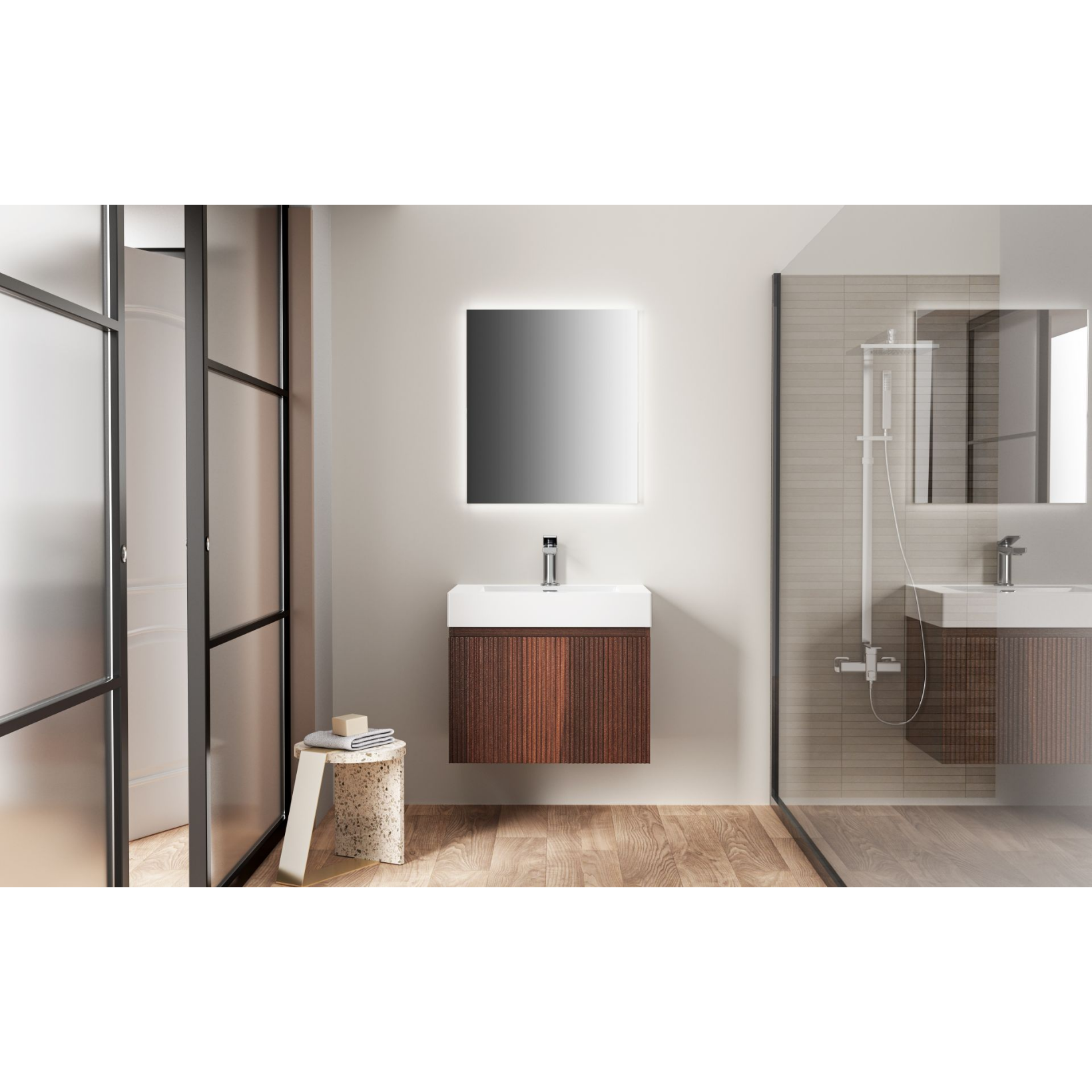 ALONI ELA wastafelonderkast – Greeploos & softclose