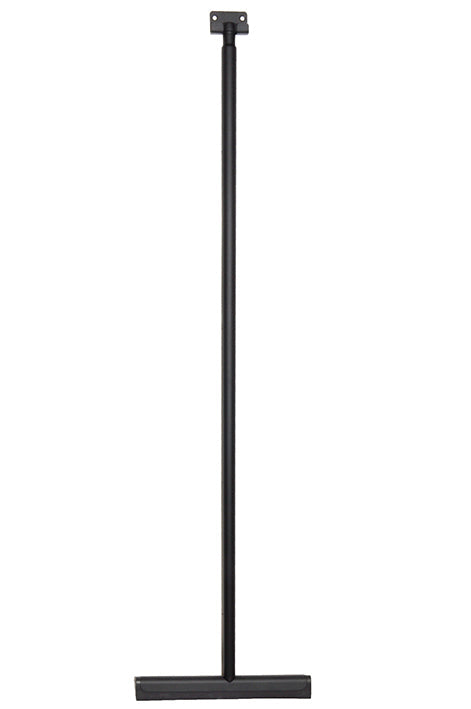 Luxe Vloertrekker Wiesbaden met Ophangstuk 120 cm Mat Zwart