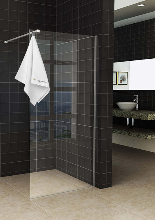 Sita Inloopdouche met handdoekhouder Wiesbaden helder glas 80x200 cm, 8 mm in chroom