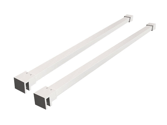 Slanke Stabilisatiestang Wiesbaden 120 Cm in Wit (2X)