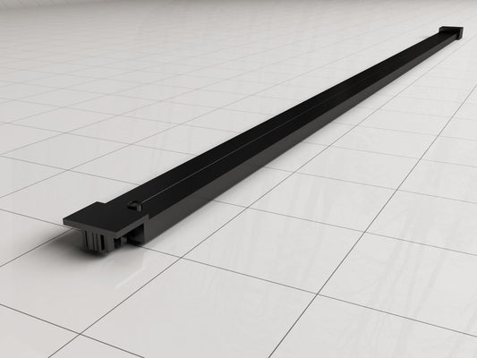 Horizon Stabilisatiestang voor Inloopdouche Wiesbaden 120 cm Mat Zwart