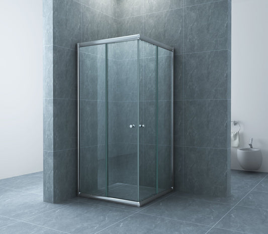 Actie Hoekinstap Douchecabine Wiesbaden 100x100x190 cm 5 mm Helder Glas
