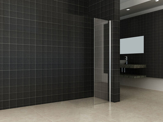 Douchewand Wiesbaden met Wandprofiel 40x200 cm 10 mm Nano Coating