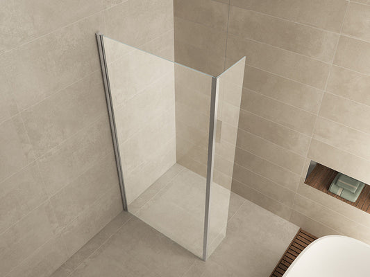 Zijwandinloopdouche Wiesbaden 30X200Cm met 10Mm Nano Coating