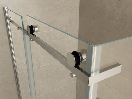 Douchecabine Wiesbaden met 1 schuifdeur 120X90cm en 8mm nanocoating