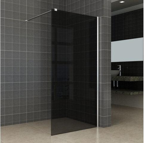 Wiesbaden Douchewand Rookglas | Nano coating | Inloopdouche (80, 90, 100 en 120 cm)