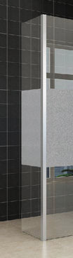 Hoekprofiel Zijwand Wiesbaden met Middenband 35X200 Cm, 10Mm Nano