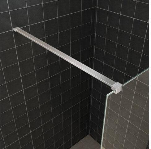 Wiesbaden Douchewand Wit Melkglas 10mm | Inloopdouche (Alle maten)