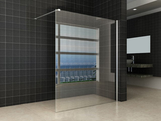 Actie Wiesbaden Douchewand Nano Coating Helder 160x200 Inloopdouche
