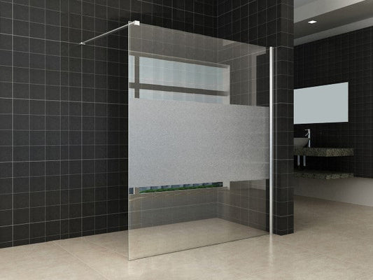 Horizon Douchewand Wiesbaden 160X200Cm met 8Mm Nano Glas en Middenband