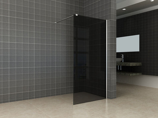 Inloopdouche Wiesbaden Rookglas 90x200 cm met 10mm Nano Coating