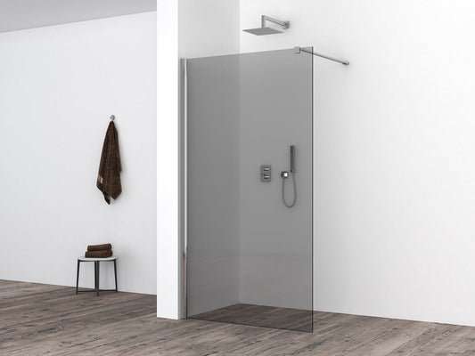 Comfort inloopdouche 900 x 2000 x 10 mm nano rookglas/chroom