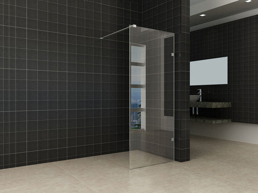 Profielloze inloopdouche Wiesbaden 70X200 Cm met 8 mm nanoglas