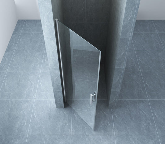 Wiesbaden Eco Douchedeurprofiel | 90x195cm | Aluminium | Nis Deur