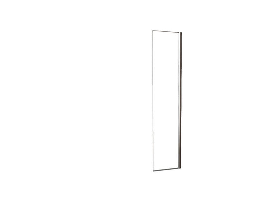 Douchewandpromotie Wiesbaden met nanocoating en helder glas, 40x200 cm, inloopdouche