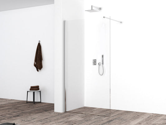 Eco inloopdouche 800 x 2000 x 8 mm nano helder glas/chroom