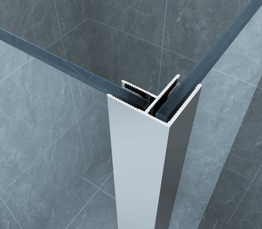Actie Zijwand Wiesbaden Hoekprofiel 40x200 cm Nano Coating 8 mm