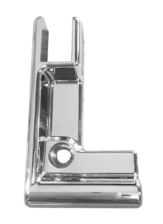 Bande de fond fixation d'angle gauche chrome