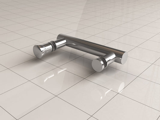 Poignée de porte type 3 18,5 cm chrome