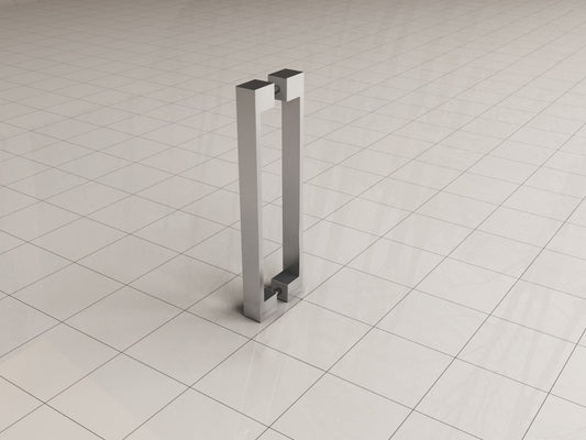 Poignée de porte type 6 22,5 cm chrome