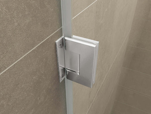 Profielloze Nischentürscharnierset und Handgriff Wiesbaden Weniger Chrom